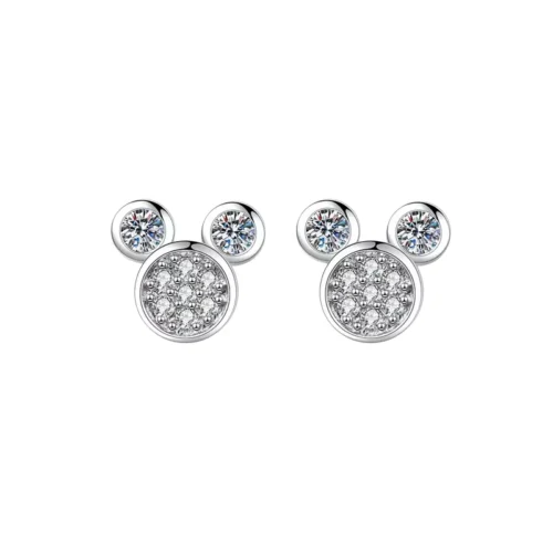 Aros de Acero Mickey con Circones