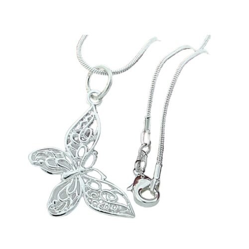 Collar con Colgante de Mariposa