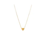 Collar de Acero Con Colgante Corazón Pequeño