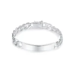 Pulsera Enchapada Estilo Cubano