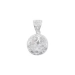 Colgante De Plata 925 Llamador De Ángeles y Circón Interior