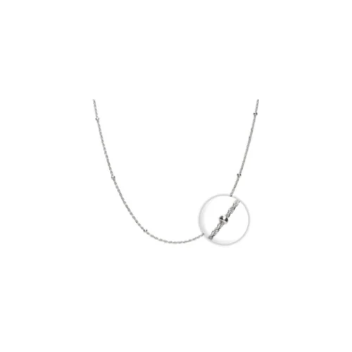 Cadena de Plata Turbillon con Bolitas