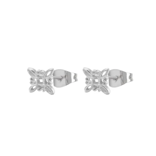 Aros De Plata Nudo De Brujas