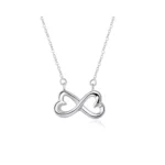 Collar Enchapado Con Colgante Infinito