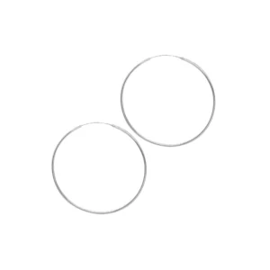Aros de Plata 925 Argollas 60 mm