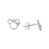 Aros De Plata 925 Con Lazo Brillante y Micro Circones Aros De Plata 925 Con Lazo Brillante y Micro Circones