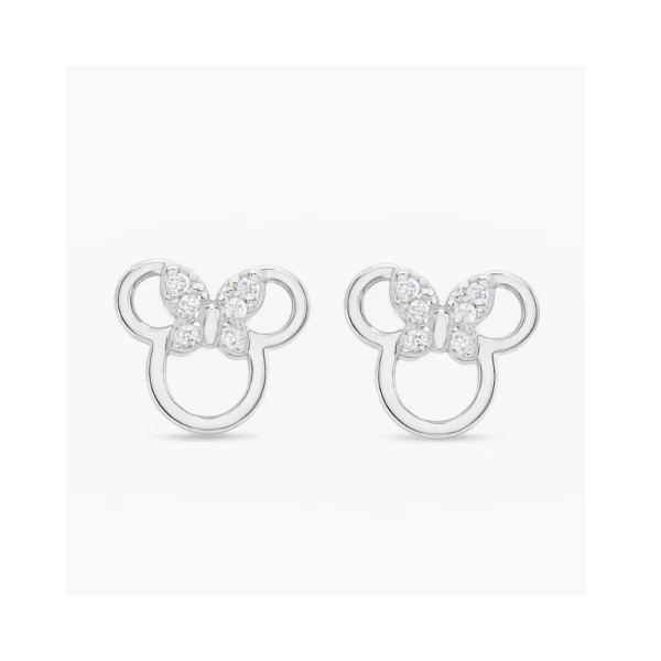 Aros De Plata 925 Minnie Mouse con Circones Mejorada Aros De Plata 925 Minnie Mouse con Circones Mejorada