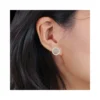 Aros De Plata Arbol De La Vida Con Circonitas Modelo