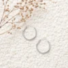 Aros de Plata 925 Argollas Lisas Con Borde Cuadrado Marmol Aros de Plata 925 Argollas Lisas Con Borde Cuadrado Marmol