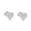 Aros de Plata 925 Circones en Corazón