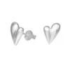 Aros de Plata 925 Corazones Estilo Chunky