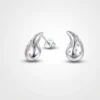 Aros de Plata 925 Estilo Gota Circones Rosa Francia Fondo Aros de Plata 925 Estilo Gota Circones Rosa Francia Fondo
