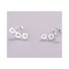 Aros de Plata Diseño 3 Estrellas Fondo Aros de Plata Diseño 3 Estrellas Fondo