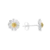 Aros de Plata 925 Pequeñas Margaritas Aros de Plata 925 Pequeñas Margaritas