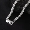 Cadena Tourbillon Acero Plateado Broche