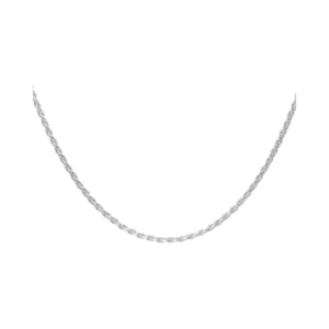 Cadena de Plata 925 Tourbillon 1 mm 50 cm