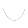 Cadena de Plata 925 Tourbillon 1.5 mm 60 cm
