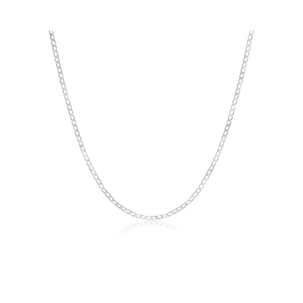 Cadena Grumet Plateada 6 mm