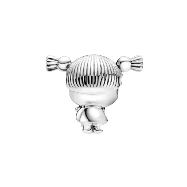 Charm Niña Con Oso de Peluche Trasera