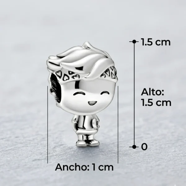 Charm Plateado Niño Skateboard Medidas Charm Plateado Niño Skateboard Medidas