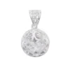 Colgante De Plata 925 Llamador De Ángeles y Circón Interior Derecha Colgante De Plata 925 Llamador De Ángeles y Circón Interior Derecha