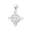 Colgante De Plata 925 Nudo de Brujas Piedra Luna Colgante De Plata 925 Nudo de Brujas Piedra Luna