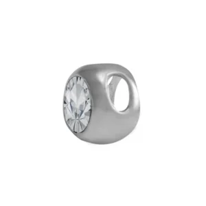 Colgante De Plata 925 Punto De Luz Con Circon Plateado