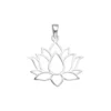 Colgante de Plata 925 Flor de Loto Derecha Colgante de Plata 925 Flor de Loto Derecha