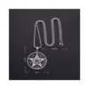 Collar de Acero con Colgante Tetragrammaton 60 cm Medidas