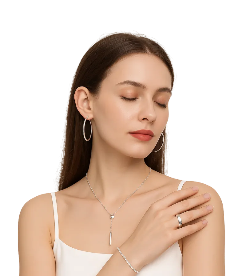 Joyas de Plata 925 Auténtica Acero y Enchapados en Fershop