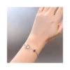 Pulsera De Acero Estilo Kawaii Kuromi Con Circón Mano