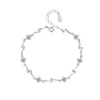 Pulsera Plateada Océano Con Circones Cristal 17cm Pulsera Plateada Océano Con Circones Cristal 17cm