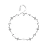 Pulsera Océano Con Circones Plateados Transparente Pulsera Océano Con Circones Plateados Transparente