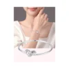 Pulsera Para Dijes O Charms Rígida Corazón Con Alas Modelo Pulsera Para Dijes O Charms Rígida Corazón Con Alas Modelo