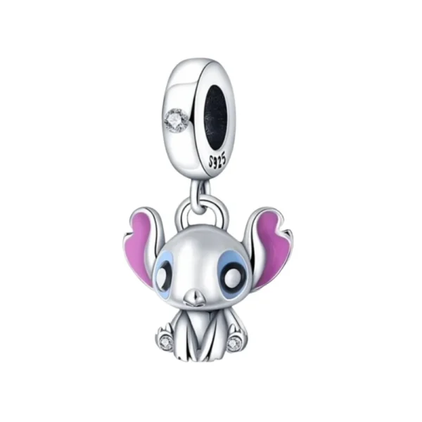 Charm Colgante Plata Personajes Stitch Charm Colgante Plata Personajes Stitch