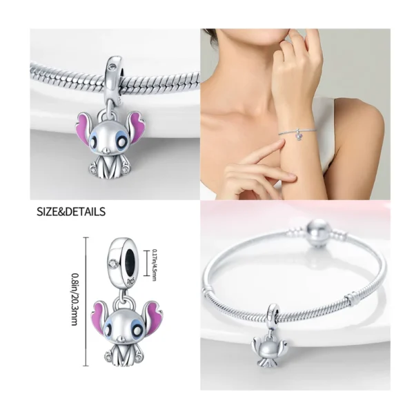 Charm Colgante Plata Personajes Stitch Caracteristicas Charm Colgante Plata Personajes Stitch Caracteristicas