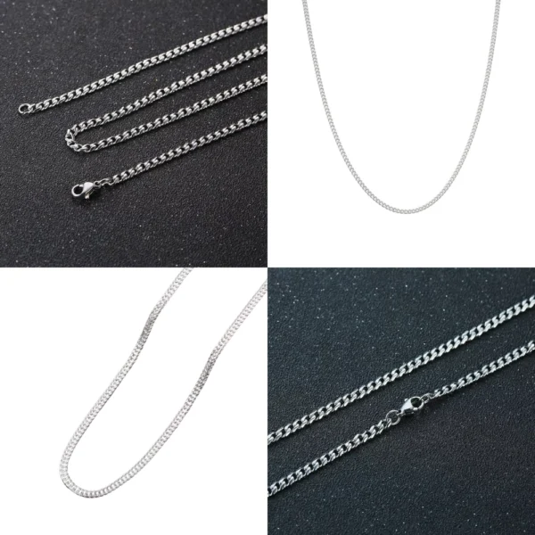 Cadena Acero Miami Cuban 3 mm Imagenes