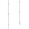 Cadena de Plata 925 Tourbillon con Esferas 50 cm Largo