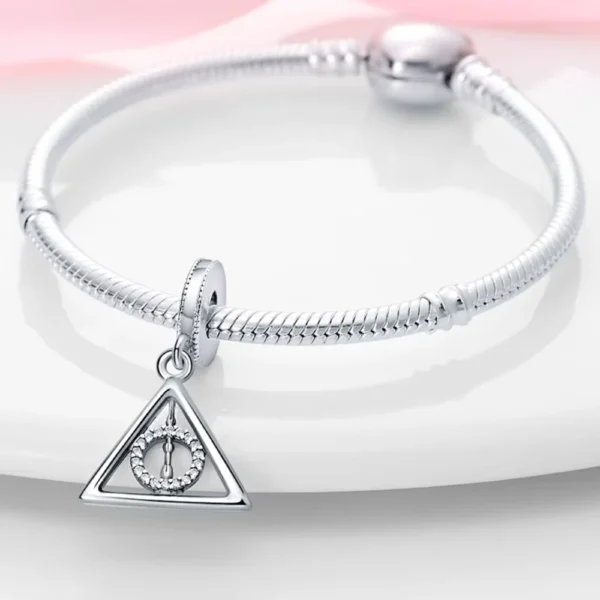 Charm Dije Símbolo de las Tres Reliquias Pulsera