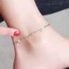 Tobilleras Cadena Con Colgantes Estrellas y Lunas Modelo Tobilleras Cadena Con Colgantes Estrellas y Lunas Modelo
