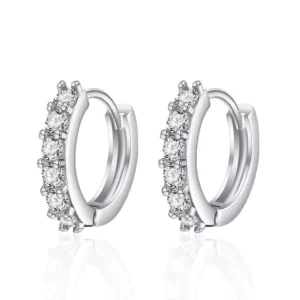 Aros Mini Argollas Con Circones