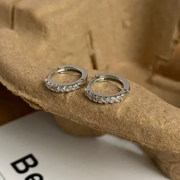 Aros Mini Argollas Con Circones Carton