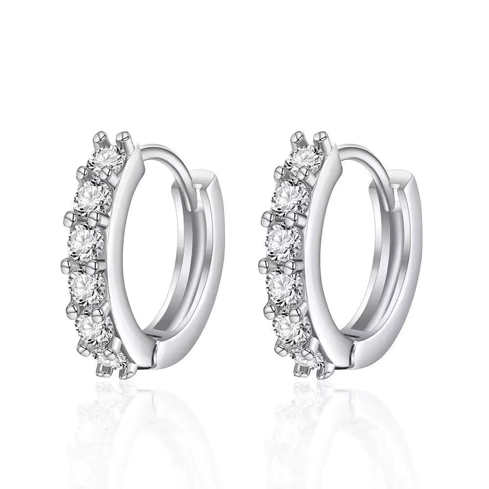 Aros Mini Argollas Con Circones