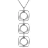 Conjunto Collar y Aros Geométricos Colgante