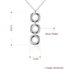 Conjunto Collar y Aros Geométricos Colgante Medidas