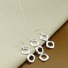 Conjunto Collar y Aros Geométricos Todo