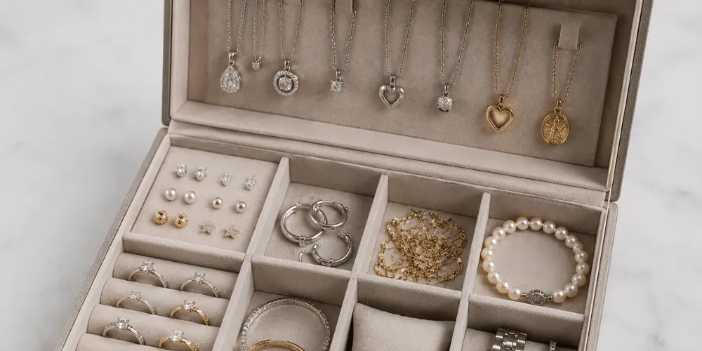 cómo guardar joyas de plata correctamente