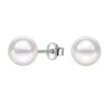 Aros Perla 8 mm Plata 925 Aros Perla 8 mm Plata 925