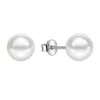 Aros Perla 8 mm Plata 925 Derecha Aros Perla 8 mm Plata 925 Derecha
