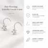 Par Piercing Estrella Circón 4 mm Plata 925 Caracteristicas Par Piercing Estrella Circón 4 mm Plata 925 Caracteristicas